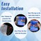 12 Pack Acrylic Sign Holder 8.5 x 11, Clear Plastic Wall Sign Holder with Adhesive Tape Wall Mount Display Stand Paper Holder for Menu, Office, Home, Store, Restaurant No Drilling Needed